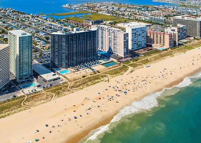 Affordable Beachfront With Balcony Washer & Dryer Ac Pools & Game * Ocean City